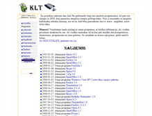 Tablet Screenshot of klt.pagalba.com